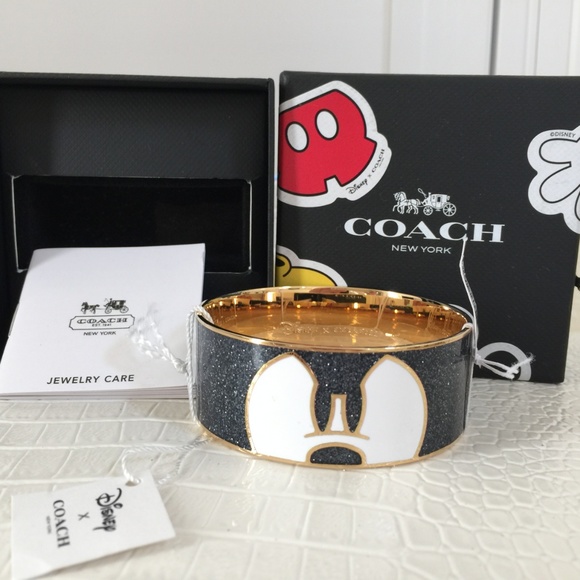 New DISNEY x COACH MICKEY Bracelet Bangle Limit - Picture 1 of 6